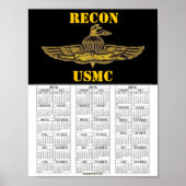 RECON USMC POSTER (Voorkant)