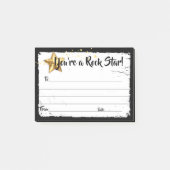 Reconnaissance de l'employé grande note post-it de (Devant)