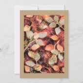 Reconnaissance est tout Carte d'automne pour amour (Dos)