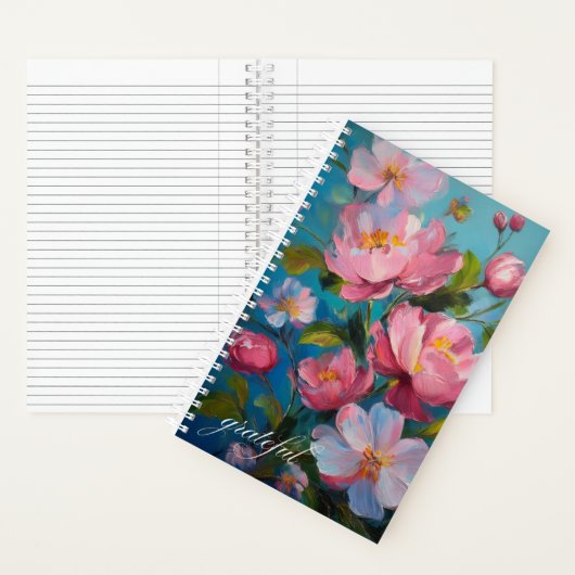 "Reconnaissant pour les fleurs roses" Journal de G (À l'intérieur)