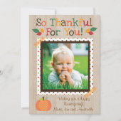 Reconnaissant pour vous - carte (Devant)