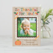 Reconnaissant pour vous - carte (Debout devant)