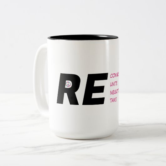 RECONNECTER LES AMIS COFFEE MUG (Devant gauche)