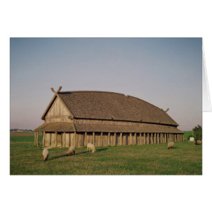 Reconstruction d'une maison viking du XIe siècle