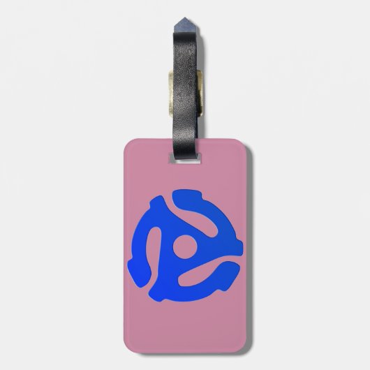 Record adapter bagagelabel (Achterkant verticaal)