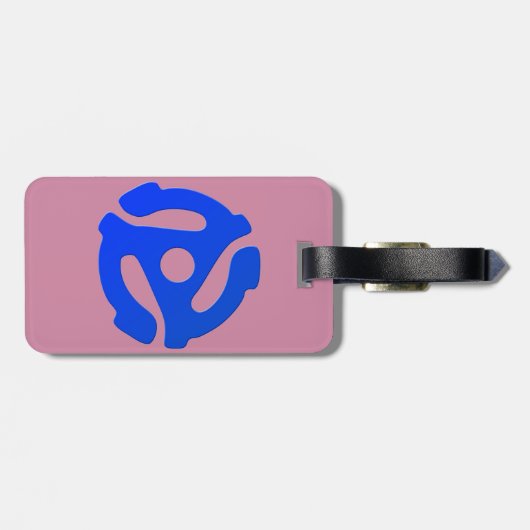 Record adapter bagagelabel (Achterkant horizontaal)