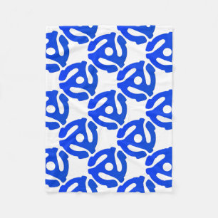 Record adapter fleece deken