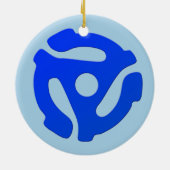 Record adapter keramisch ornament (Achterkant)