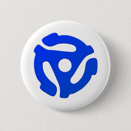 Record adapter ronde button 5,7 cm (Voorkant)