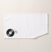 Record Album Monogrammed Bad Handdoek (Handdoek)
