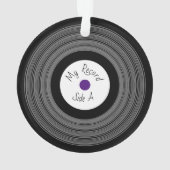 Record Design Banner Ornament (achterkant)
