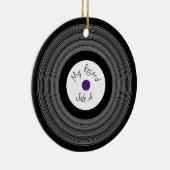 Record Design Banner Ornament (Rechts)