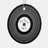 Record Design Banner Ornament (Links)