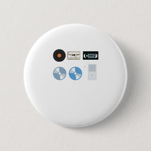 Record naar MP3-ontwerp Ronde Button 5,7 Cm