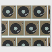 Record Player Cadeaupapier (Vlak)