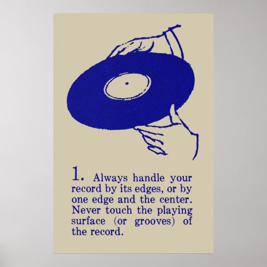 Record Player Poster (Voorkant)