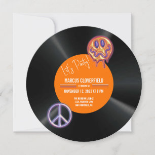  record retro 50th Birthday Kaart