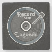 Record Shop Legends Stenen Onderzetter (Voorkant)