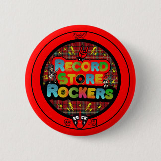 Record Store Rockers Knop Ronde Button 5,7 Cm