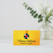 Record Vinyl Vlam Logo | Muziek Visitekaartje (Staand voorkant)