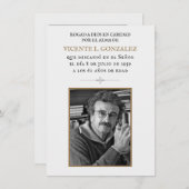 Recordatorio Kaart (Voorkant / Achterkant)