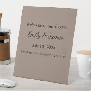 recordbrekend Baby shower-tellerteken Reclamebord Met Voetstuk