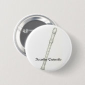 Recorder Ensemble Ronde Button 5,7 Cm (Voorkant /achterkant)