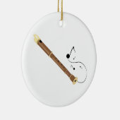 Recorder Flute Keramisch Ornament (Rechts)