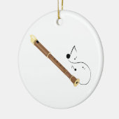 Recorder Flute Keramisch Ornament (Links)