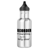 Recorder is niet alles waterfles  (Rechts)