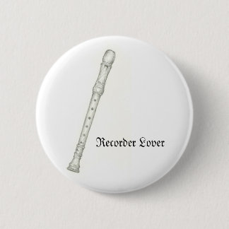 Recorder Lover Ronde Button 5,7 Cm