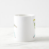 Recorder Playing Stickman Koffiemok (Center)