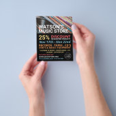 Records, Music Store Adverteren brochure (Hand)