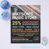 Records, Music Store Adverteren brochure (Enkel)