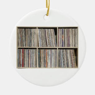 Records Vinylalbums Record Collectie Shelf Keramisch Ornament