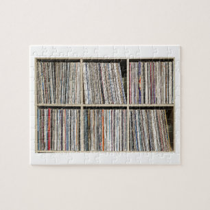 Records Vinylalbums Record Collectie Shelf Legpuzzel