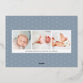 Recouvrement de bannière d'huile | Faire-part de n (Verso)