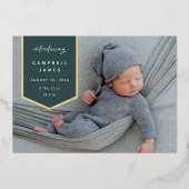 Recouvrement de bannière d'huile | Faire-part de n (Recto)