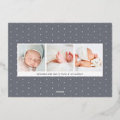 Recouvrement de bannière d'huile | Faire-part de n (Verso)