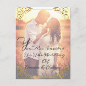 Recouvrir le budget photo élégante invitation de m (Devant)