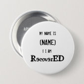 RecoverED Aa Button 3" Naam toevoegen (Voorkant /achterkant)