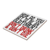 Recovery Old Timer Joke Tegeltje (Zijkant)