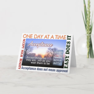 recovery slogan acceptatiekaart 25 kaart
