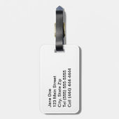 Recovery Sobriety Sober Bagagelabel (Achterkant verticaal)