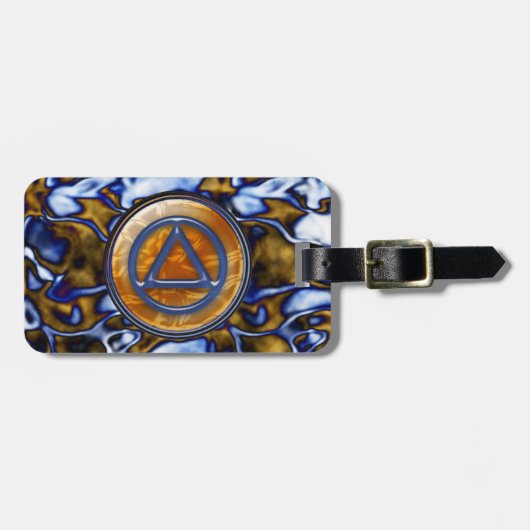 Recovery Sobriety Sober Bagagelabel (Voorkant horizontaal)