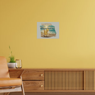 Recreate, Indulge: Zonneschijn, Zee & Lemonade Bli Poster
