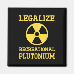 Recreatief plutonium gelegaliseerd magneet