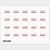 Recreatietherapeuten Rock Ronde Sticker (Vel)