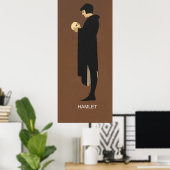 Récréation de Hamlet, poster vintage (Bureau à domicile)