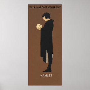 Récréation de Hamlet, poster vintage